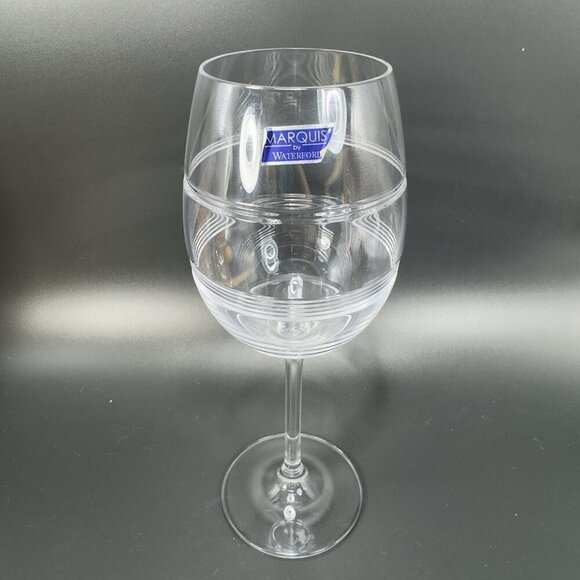 Waterford Clear Crystal Glass Single Goblet Barware Cup Marquis By Waterford VTG - Picture 9 of 9